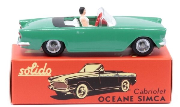 Simca Simca Oceane Cabriolet + Figure - 1:43 - Solido Simca Simca Oceane Cabriolet + Figure - 1:43 - Solido