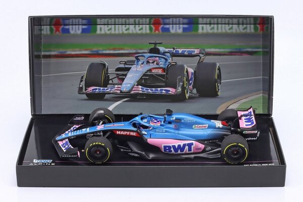Formule 1 BWT Alpine F1 Team A522 (Fernando Alonso) Australian GP 2022 - 1:18 - Minichamps Formule 1 BWT Alpine F1 Team A522 (Fernando Alonso) Australian GP 2022 - 1:18 - Minichamps