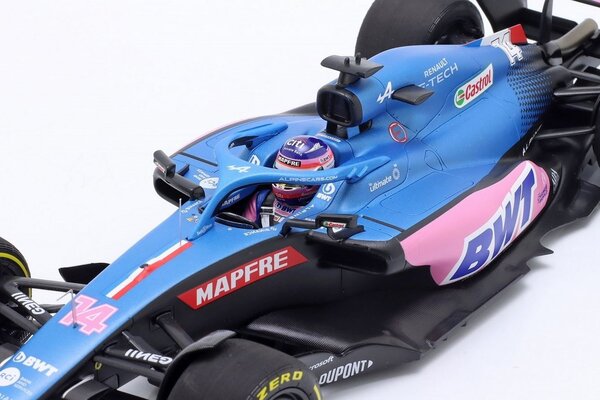 Formule 1 BWT Alpine F1 Team A522 (Fernando Alonso) Australian GP 2022 - 1:18 - Minichamps Formule 1 BWT Alpine F1 Team A522 (Fernando Alonso) Australian GP 2022 - 1:18 - Minichamps