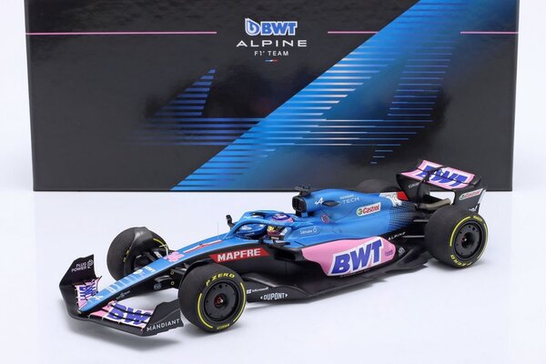 Formule 1 BWT Alpine F1 Team A522 (Fernando Alonso) Australian GP 2022 - 1:18 - Minichamps Formule 1 BWT Alpine F1 Team A522 (Fernando Alonso) Australian GP 2022 - 1:18 - Minichamps