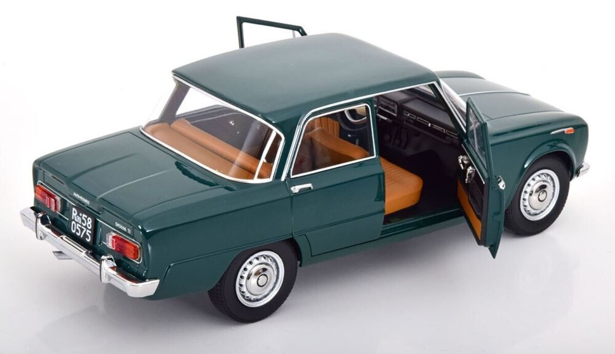 ALFA ROMEO GIULIA TI POLIZIA Squadra Volante, Olivgrün, 1965, Mebetoys 1:43 EUR 89,95 - DE