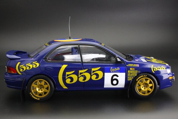 Subaru Subaru Impreza 555 #6 Rally Hong Kong - Peking 1994 - 1:18 - Sun Star