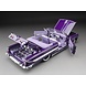 Chevrolet Chevrolet Impala Convertible Open Lowrider + Movable Suspension 1961 - 1:18 - Sun Star