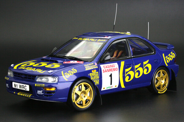 Subaru Subaru Impreza 555 #1 Winner San Remo Rally 1996 - 1:18 - Sun Star