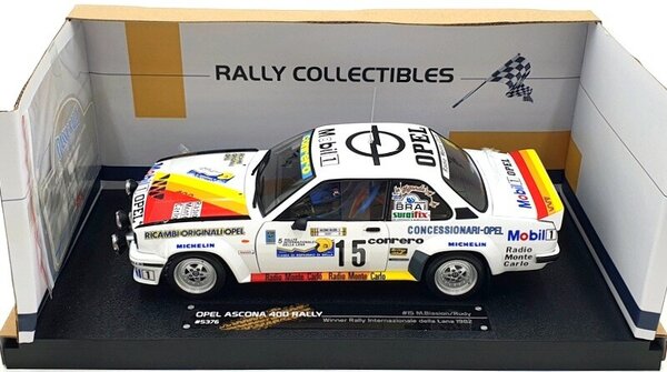Opel Opel Ascona 400 #15 Rally International Della Lana (Italy) 1982 - 1:18 - Sun Star Opel Opel Ascona 400 #15 Rally International Della Lana (Italy) 1982 - 1:18 - Sun Star