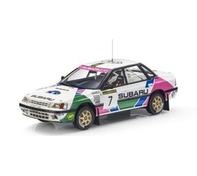 Subaru Subaru Legacy RS #7 2nd Rally Sweden 1992 + Showcase - 1:18 - Top Marques Collectibles Subaru Subaru Legacy RS #7 2nd Rally Sweden 1992 + Showcase - 1:18 - Top Marques Collectibles