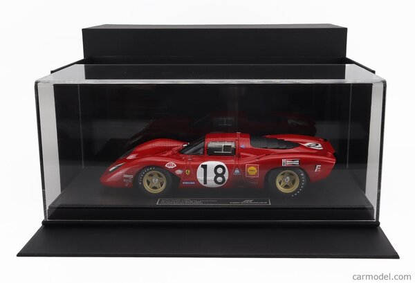 Ferrari Ferrari 312P 3.0L V12 Coupe #18 Team Sefac 24H Le Mans 1969 Dirty Version - 1:18 - Top Marques Collectibles