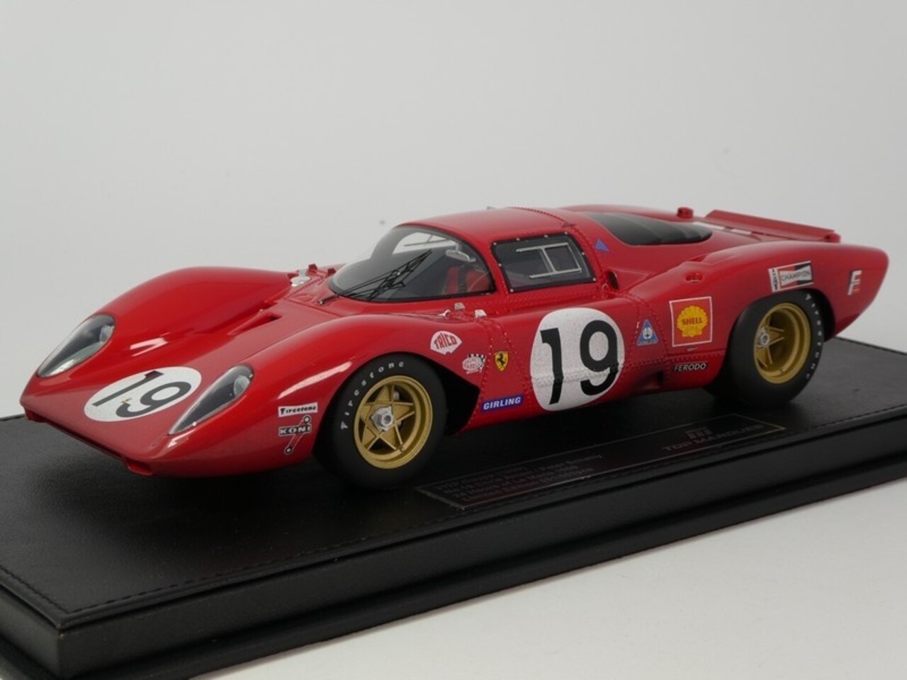 Ferrari Ferrari 312P 3.0L V12 Coupe #19 Team Sefac 24H Le Mans 1969 Dirty Version - 1:18 - Top Marques Collectibles