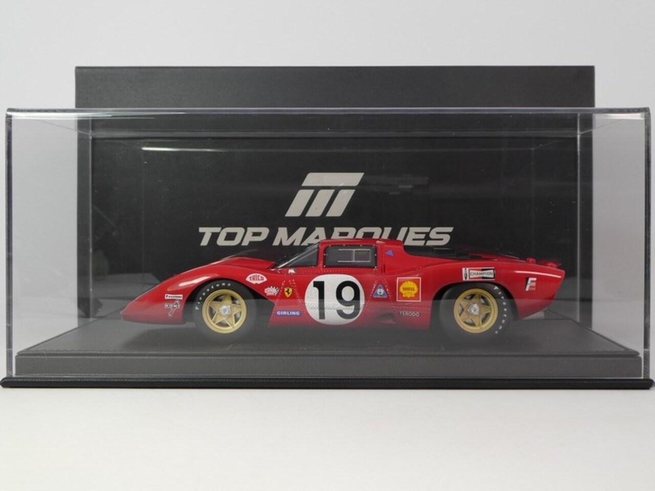 Ferrari Ferrari 312P 3.0L V12 Coupe #19 Team Sefac 24H Le Mans 1969 Dirty Version - 1:18 - Top Marques Collectibles