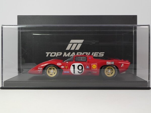 Ferrari Ferrari 312P 3.0L V12 Coupe #19 Team Sefac 24H Le Mans 1969 Dirty Version - 1:18 - Top Marques Collectibles