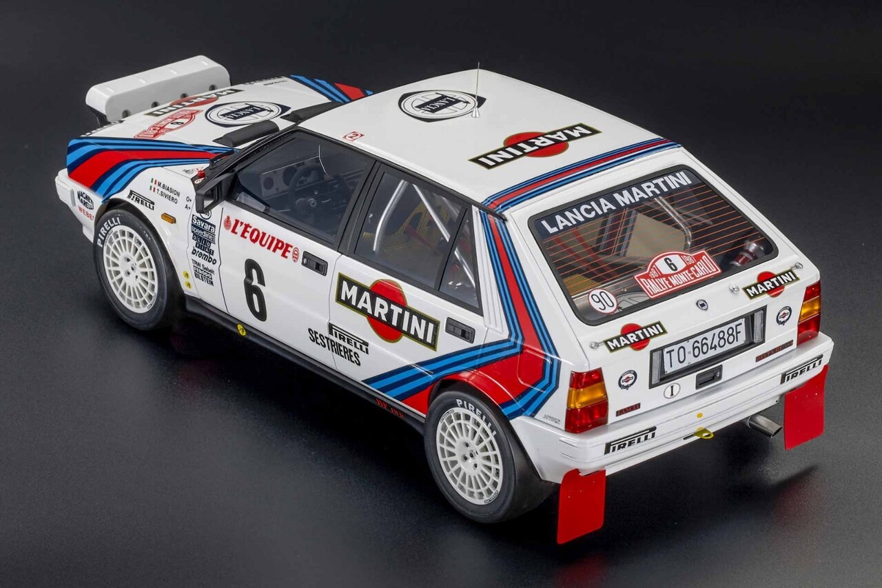 Lancia Lancia Delta 4wd #6 Team Martini Racing  Winner Rally Monte Carlo 1987 + Showcase - 1:12 - Top Marques Collectibles