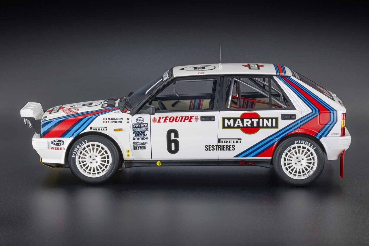 Lancia Lancia Delta 4wd #6 Team Martini Racing  Winner Rally Monte Carlo 1987 + Showcase - 1:12 - Top Marques Collectibles