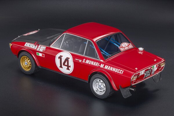 Lancia Lancia Fulvia HF 1600 Coupe #14 Winner Rally Monte Carlo 1972 Night Version - 1:12 - Top Marques Collectibles