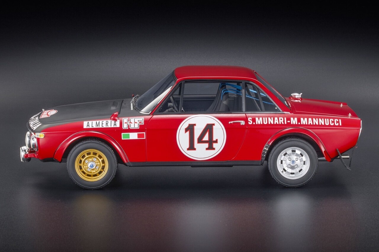 Lancia Lancia Fulvia HF 1600 Coupe #14 Winner Rally Monte Carlo 1972 Night Version - 1:12 - Top Marques Collectibles