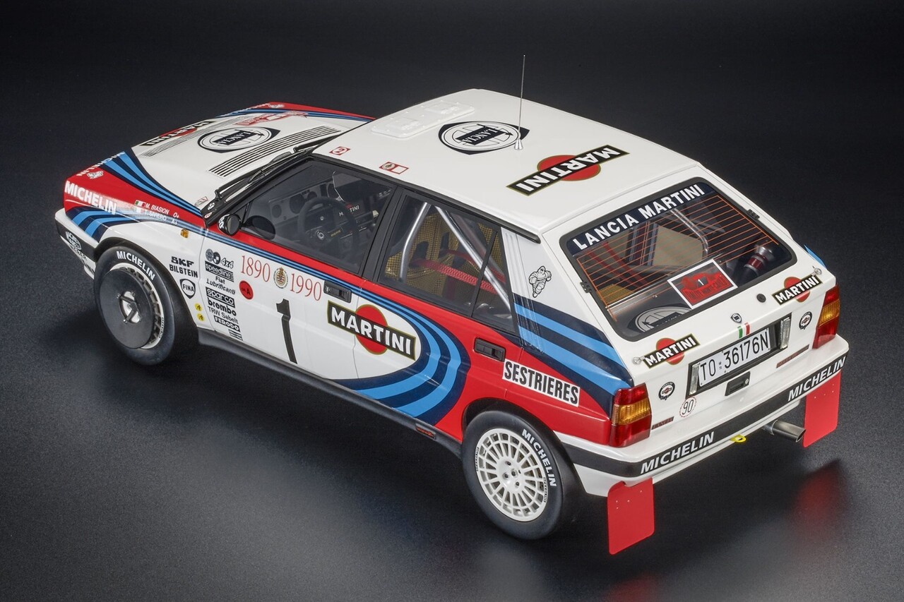 Lancia Lancia Delta HF Integrale 16V #1 Martini 3rd Rally Monte Carlo 1990 - 1:12 - Top Marques Collectibles