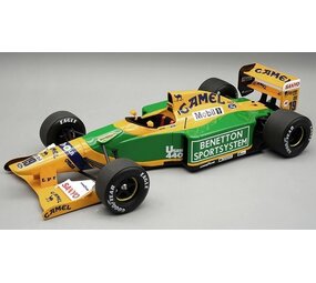 Formule 1 Benetton F1 B192 Ford # 19 Test Car Barcelona Season 1992 - 1:18 - Tecnomodel Mythos Formule 1 Benetton F1 B192 Ford # 19 Test Car Barcelona Season 1992 - 1:18 - Tecnomodel Mythos