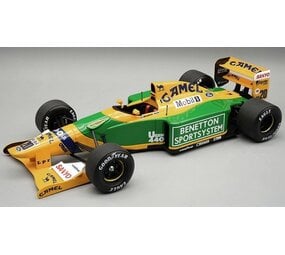 Formule 1 Benetton F1 B192 Ford # 20 Test Car Silveratone Season 1992 - 1:18 - Tecnomodel Mythos Formule 1 Benetton F1 B192 Ford # 20 Test Car Silveratone Season 1992 - 1:18 - Tecnomodel Mythos