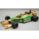 Formule 1 Benetton F1 B192 Ford # 20 Test Car Silveratone Season 1992 - 1:18 - Tecnomodel Mythos Formule 1 Benetton F1 B192 Ford # 20 Test Car Silveratone Season 1992 - 1:18 - Tecnomodel Mythos