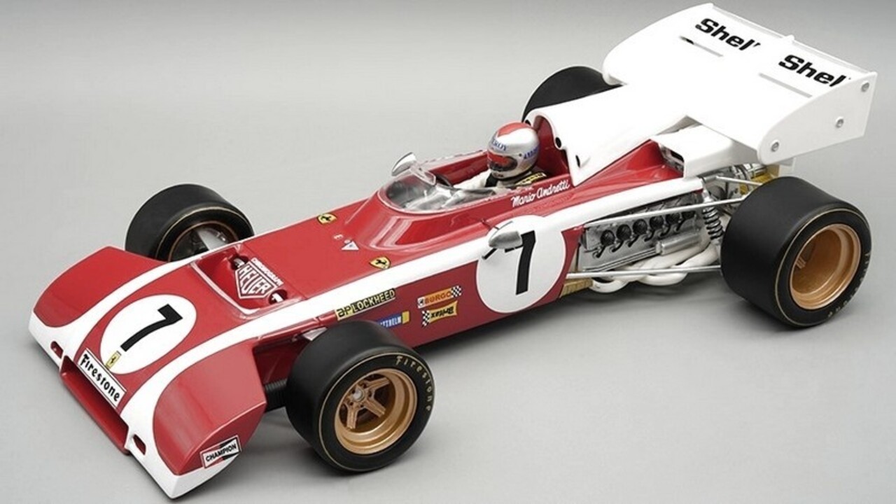 Formule 1 Ferrari 312 B2 #7 GP South Africa 1972 - 1:18 - Tecnomodel Mythos Formule 1 Ferrari 312 B2 #7 GP South Africa 1972 - 1:18 - Tecnomodel Mythos