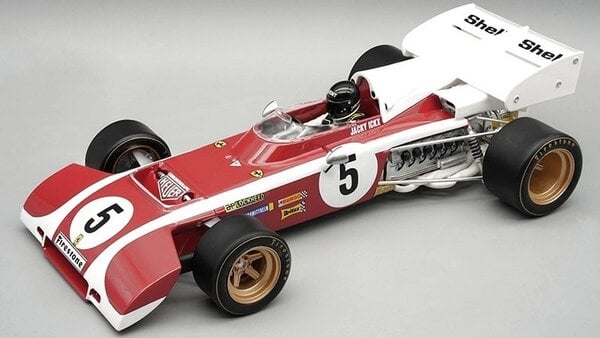 Formule 1 Ferrari 312 B2 #6 GP South Africa 1972  J. Ickx + Pilot - 1:18 - Tecnomodel Mythos