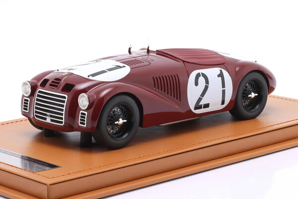 Ferrari Ferrari 125S Spider #21 2nd 12H Pescara (Italy) 1947- 1:18 - Tecnomodel Mythos Ferrari Ferrari 125S Spider #21 2nd 12H Pescara (Italy) 1947- 1:18 - Tecnomodel Mythos