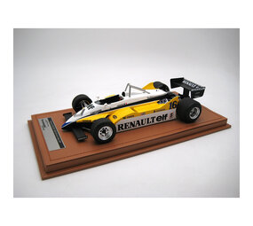 Formule 1 Renault RE30B #16 (Rene Arnoux) Winner Italy GP 1982 - 1:18 - Tecnomodel Mythos Formule 1 Renault RE30B #16 (Rene Arnoux) Winner Italy GP 1982 - 1:18 - Tecnomodel Mythos