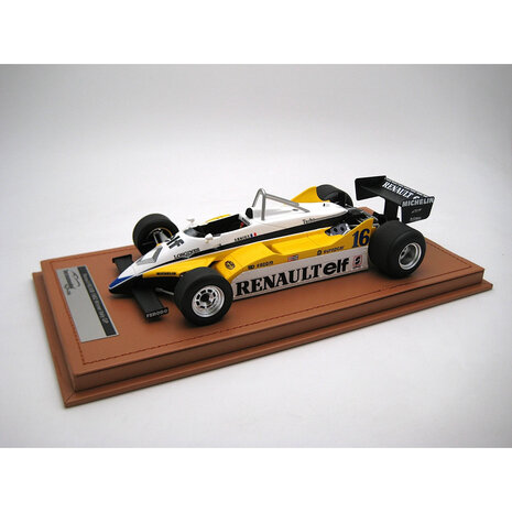 Formule 1 Renault RE30B #16 Winner Italy GP 1982 - 1:18 - Tecnomodel Mythos Formule 1 Renault RE30B #16 Winner Italy GP 1982 - 1:18 - Tecnomodel Mythos