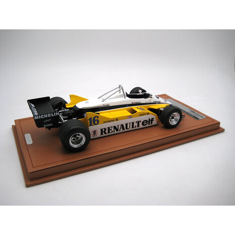 Formule 1 Renault RE30B #16 Winner Italy GP 1982 - 1:18 - Tecnomodel Mythos Formule 1 Renault RE30B #16 Winner Italy GP 1982 - 1:18 - Tecnomodel Mythos