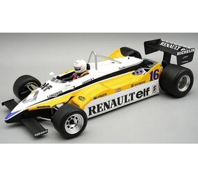 Renault Renault RE30B #16  Winner GP Italy 1982 + Pilot - 1:18 - Tecnomodel Mythos