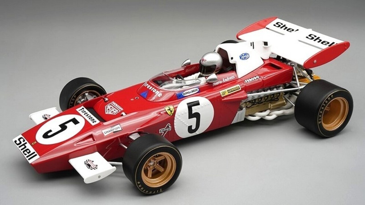 Formule 1 Ferrari 312 B2 #5 GP Germany 1971 + Pilot - 1:18 - Tecnomodel Mythos