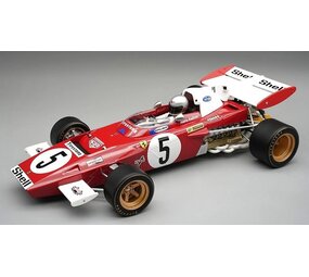 Formule 1 Ferrari 312 B2 #5 GP Germany 1971 + Pilot - 1:18 - Tecnomodel Mythos
