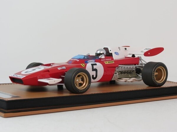 Formule 1 Ferrari 312 B2 #5 GP Germany 1971 + Pilot - 1:18 - Tecnomodel Mythos