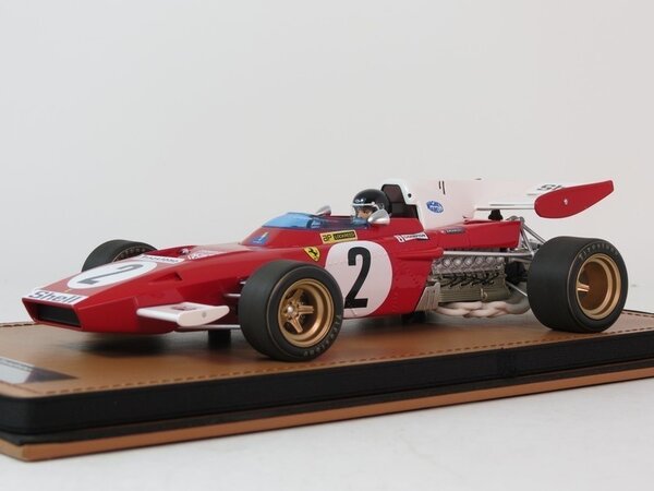 Formule 1 Ferrari 312 B2 #2 GP NL Zandvoort 1971 + Pilot - 1:18 - Tecnomodel Mythos