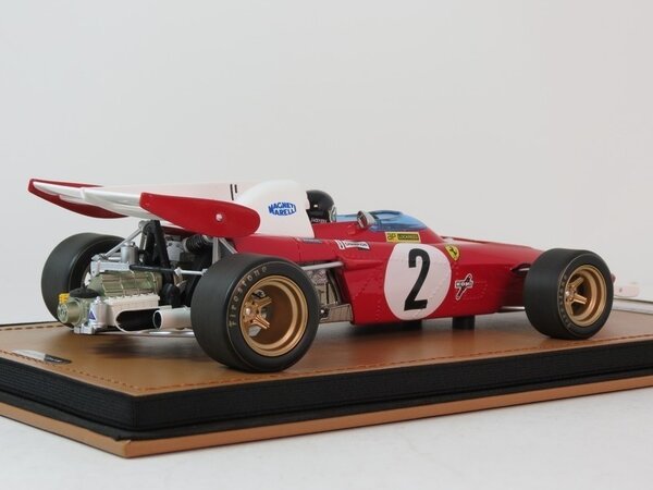 Formule 1 Ferrari 312 B2 #2 GP NL Zandvoort 1971 + Pilot - 1:18 - Tecnomodel Mythos