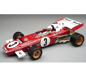 Formule 1 Ferrari 312 B2 #3 GP NL Zandvoort 1971 + Pilot - 1:18 - Tecnomodel Mythos