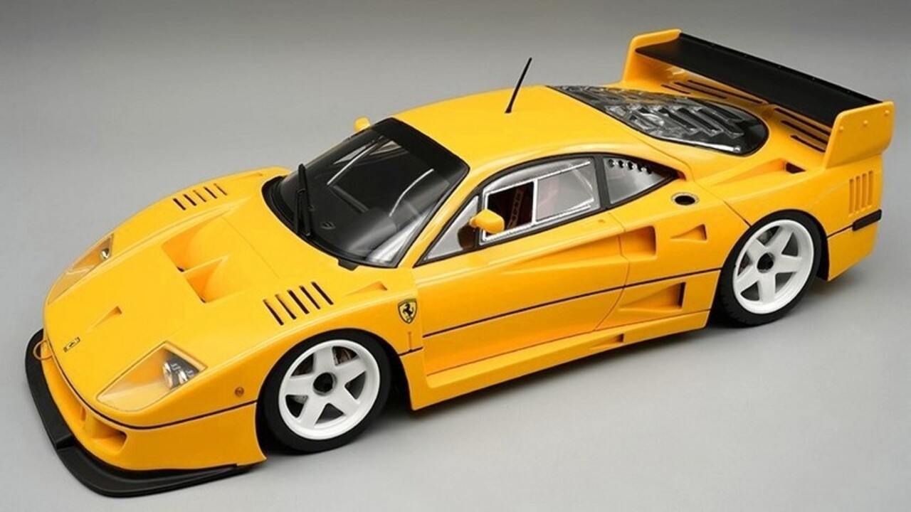 Ferrari Ferrari F40 LM 1996 Press Version (White Wheels) - 1:18 - Tecnomodel Mythos Ferrari Ferrari F40 LM 1996 Press Version (White Wheels) - 1:18 - Tecnomodel Mythos