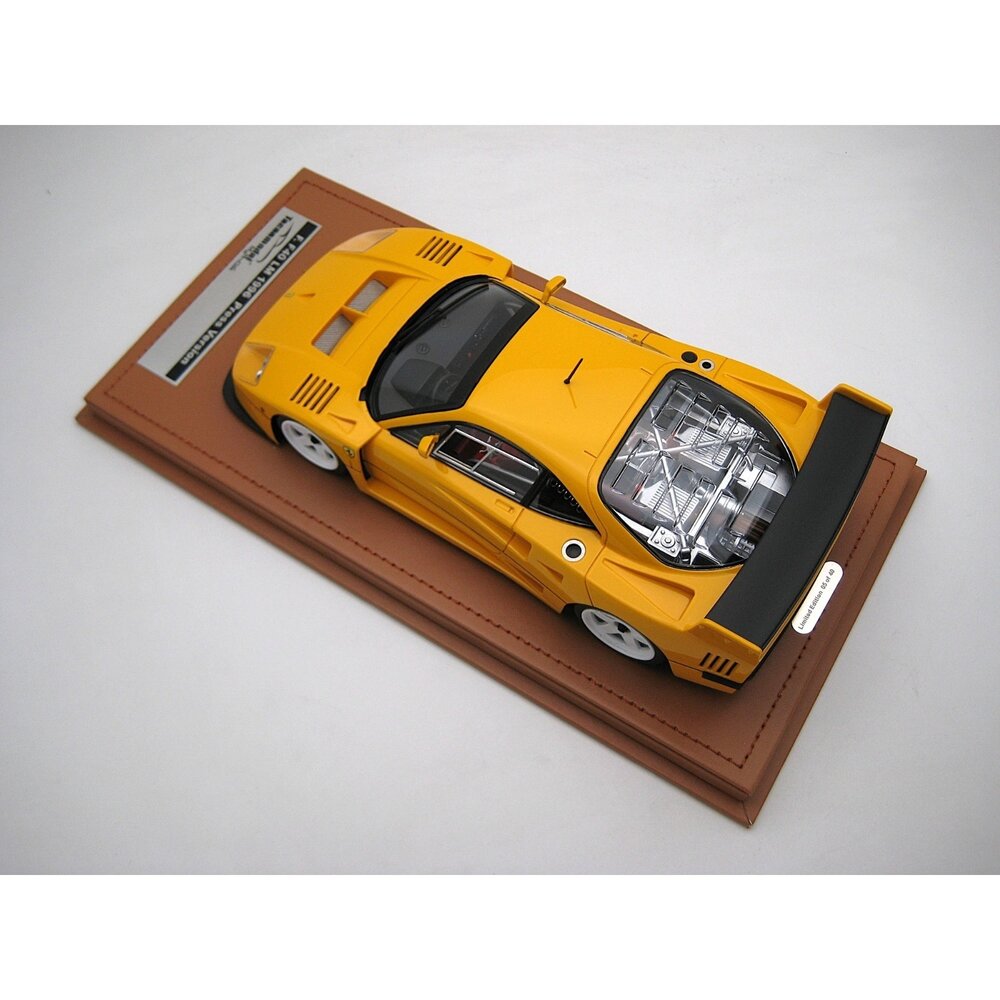 Ferrari Ferrari F40 LM 1996 Press Version (White Wheels) - 1:18 - Tecnomodel Mythos Ferrari Ferrari F40 LM 1996 Press Version (White Wheels) - 1:18 - Tecnomodel Mythos