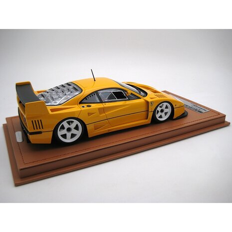 Ferrari Ferrari F40 LM 1996 Press Version (White Wheels) - 1:18 - Tecnomodel Mythos Ferrari Ferrari F40 LM 1996 Press Version (White Wheels) - 1:18 - Tecnomodel Mythos