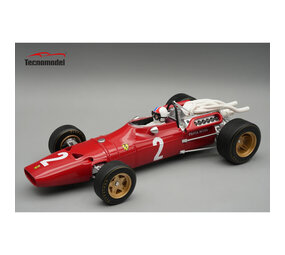 Formule 1 Ferrari 312 F1-67 #2 GP Italy + Pilot C.Amon 1967 - 1:18 - Tecnomodel Mythos Formule 1 Ferrari 312 F1-67 #2 GP Italy + Pilot C.Amon 1967 - 1:18 - Tecnomodel Mythos