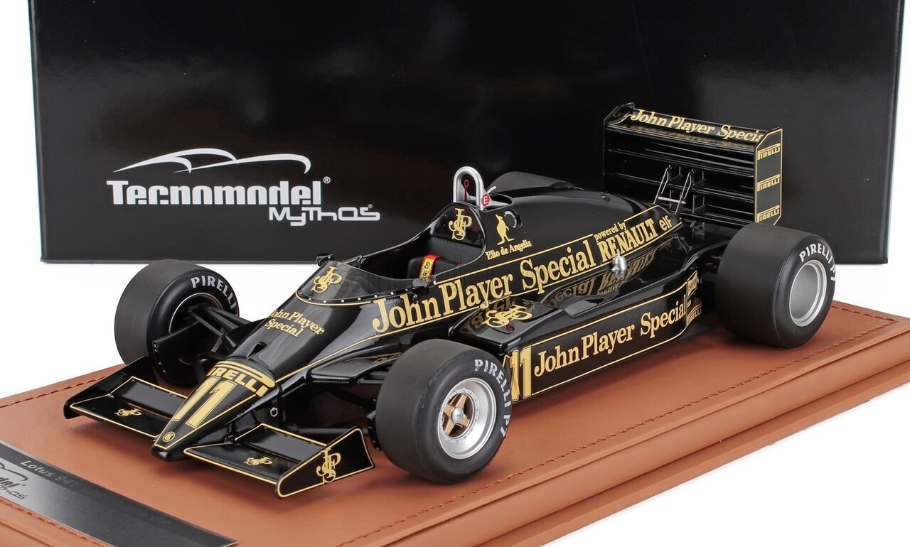 Lotus Lotus F1 94T #11 Team JPS Dutch GP 1983 - 1:18 - Tecnomodel Mythos Lotus Lotus F1 94T #11 Team JPS Dutch GP 1983 - 1:18 - Tecnomodel Mythos