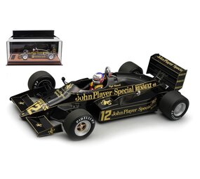 Lotus Lotus F1 94T #12 Team JPS European GP 1983 + Pilot N.Mansell - 1:18 - Tecnomodel Mythos Lotus Lotus F1 94T #12 Team JPS European GP 1983 + Pilot N.Mansell - 1:18 - Tecnomodel Mythos