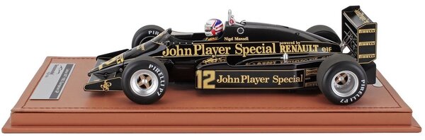 Lotus Lotus F1 94T #12 Team JPS European GP 1983 + Pilot N.Mansell - 1:18 - Tecnomodel Mythos