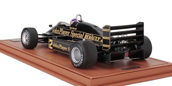 Lotus Lotus F1 94T #12 Team JPS European GP 1983 + Pilot N.Mansell - 1:18 - Tecnomodel Mythos