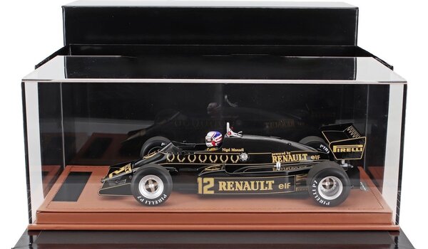 Lotus Lotus F1 94T #12 Team JPS British GP 1983 + Pilot N.Mansell - 1:18 - Tecnomodel Mythos