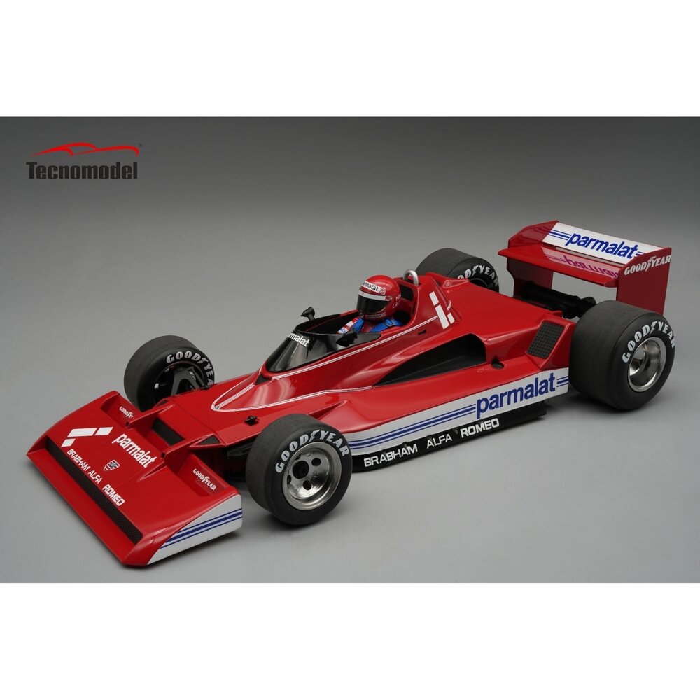 Formule 1 Alfa Romeo F1 Brabham BT45C #1 GP Argentina 1978 + Pilot N.Lauda - 1:18 - Tecnomodel Mythos