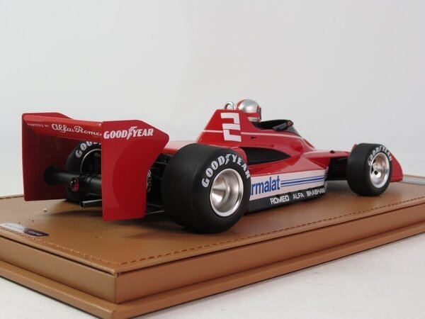 Formule 1 Alfa Romeo F1 Brabham BT45C #2 GP Brasil 1978 + Pilot J.Watson - 1:18 - Tecnomodel Mythos Formule 1 Alfa Romeo F1 Brabham BT45C #2 GP Brasil 1978 + Pilot J.Watson - 1:18 - Tecnomodel Mythos