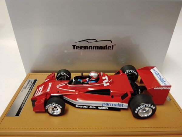 Formule 1 Alfa Romeo F1 Brabham BT45C #2 GP Brasil 1978 + Pilot J.Watson - 1:18 - Tecnomodel Mythos Formule 1 Alfa Romeo F1 Brabham BT45C #2 GP Brasil 1978 + Pilot J.Watson - 1:18 - Tecnomodel Mythos