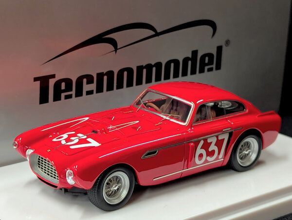 Ferrari Ferrari 340 Mexico #637 Mille Miglia 1953 - 1:43 - Tecnomodel Mythos Ferrari Ferrari 340 Mexico #637 Mille Miglia 1953 - 1:43 - Tecnomodel Mythos