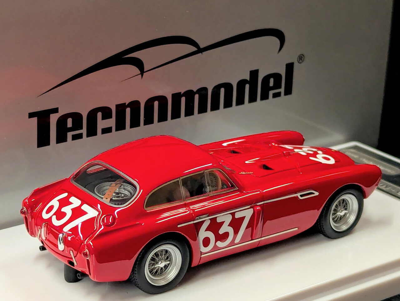 Ferrari Ferrari 340 Mexico #637 Mille Miglia 1953 - 1:43 - Tecnomodel Mythos Ferrari Ferrari 340 Mexico #637 Mille Miglia 1953 - 1:43 - Tecnomodel Mythos