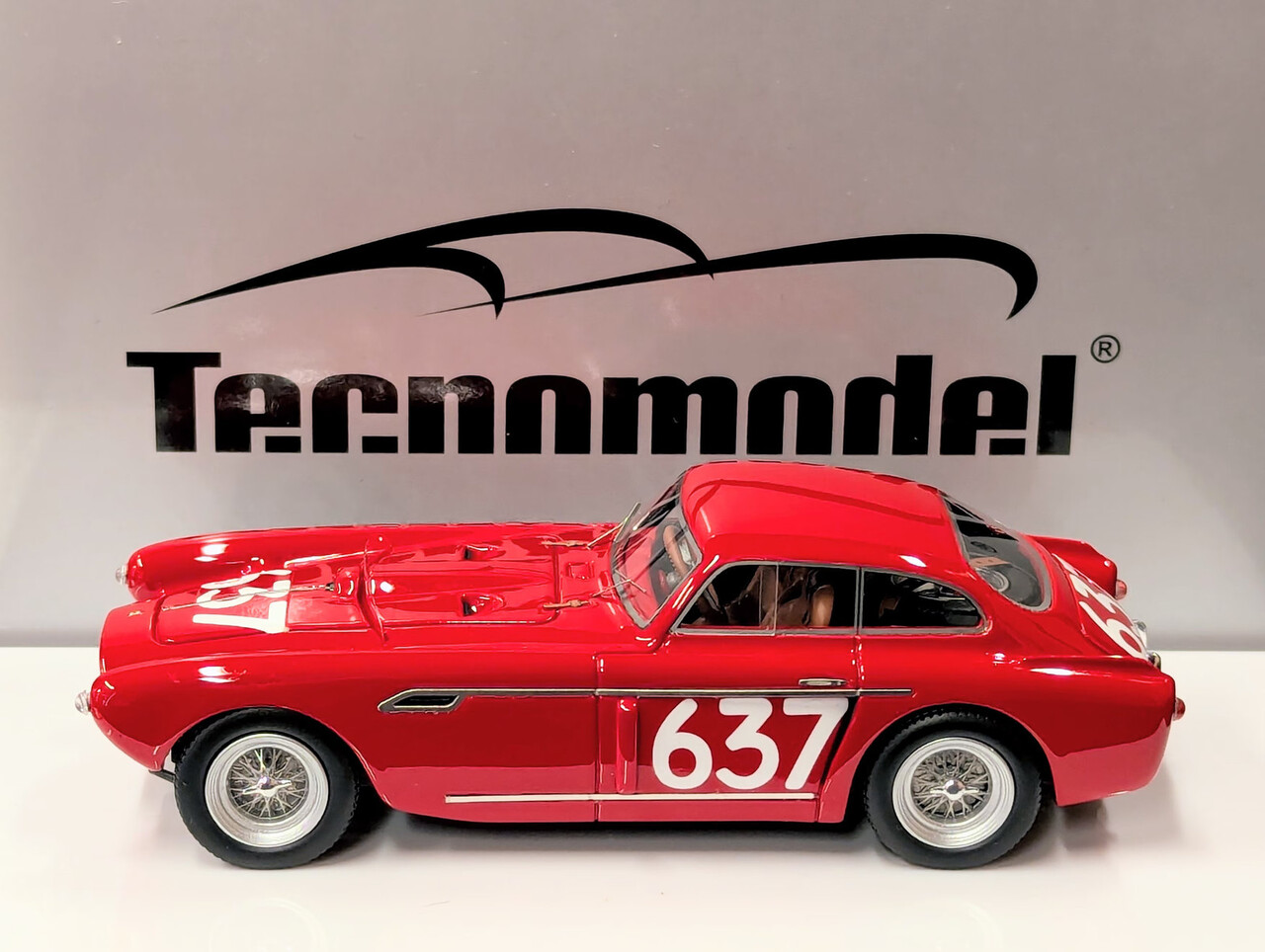 Ferrari Ferrari 340 Mexico #637 Mille Miglia 1953 - 1:43 - Tecnomodel Mythos Ferrari Ferrari 340 Mexico #637 Mille Miglia 1953 - 1:43 - Tecnomodel Mythos